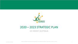 Strategic Plan Ice Hockey Australia