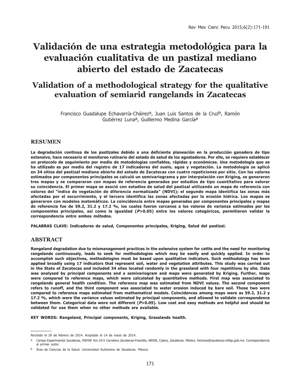 Validación De Una Estrategia Metodológica Para La Evaluación ...