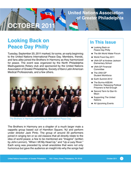 UNA-GP Newsletter Discussing World Food Day Symposium.Pdf