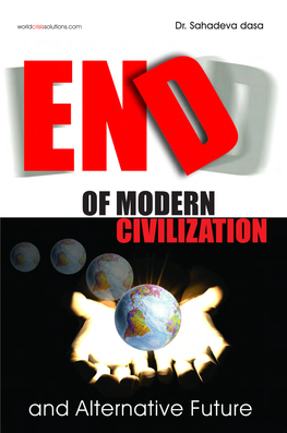 End of Modern Civilization and Alternative Future