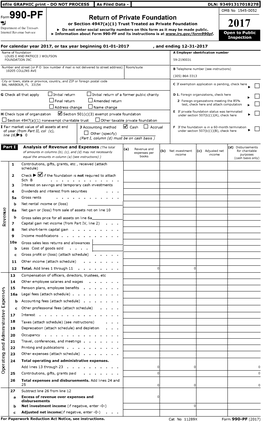 Form 990-PF 2017