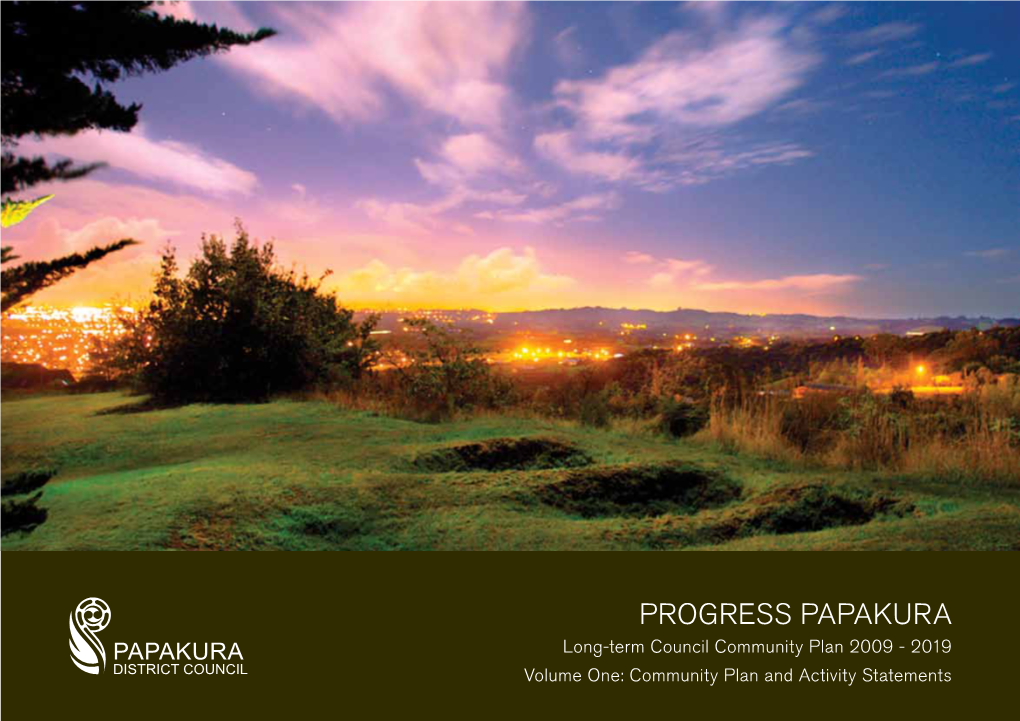 Progress Papakura Long Term Council Community Plan 2009