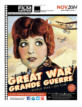 Grande Guerre World War I on Film
