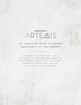 The Unofficial Guide to Artemis Unofficially by Jazz