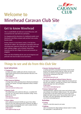 Minehead Caravan Club Site