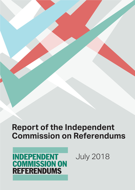 Report of the Independent Commission on Referendums