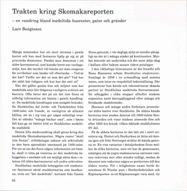 Trakten Kring Skomakareporten - En Vandring Bland Medeltida Husrester, Gator Och Grander Lars Bengtsson