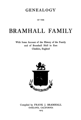 Bramhall Family