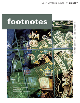 Footnotes WINTER 2010 VOLUME 35 NUMBER 1