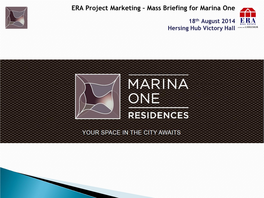 Mass Briefing for Marina One