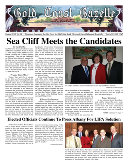 Sea Cliff Meets the Candidates