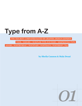Type from A-Z