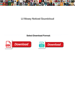 Lil Mosey Noticed Soundcloud