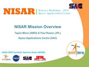NISAR Science Workshop – 2014