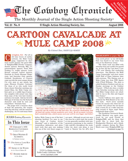Cartoon Cavalcade at Mule Camp 2008