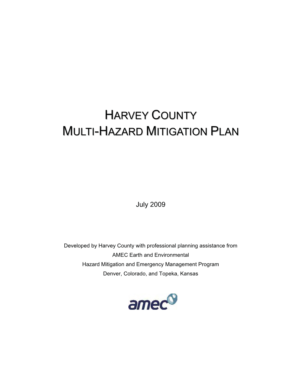 Hazard Mitigation Plan July, 2009