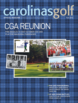 Cga Reunion Pine Needles to Host October Stay and Play for Inaugural Fundraiser