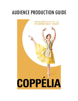 Audience Production Guide for Pittsburgh Ballet Theatre's