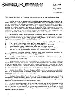 Skeptics UFO Newsletter -2- July 2000