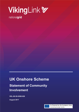 UK Onshore Scheme Statement of Community Involvement