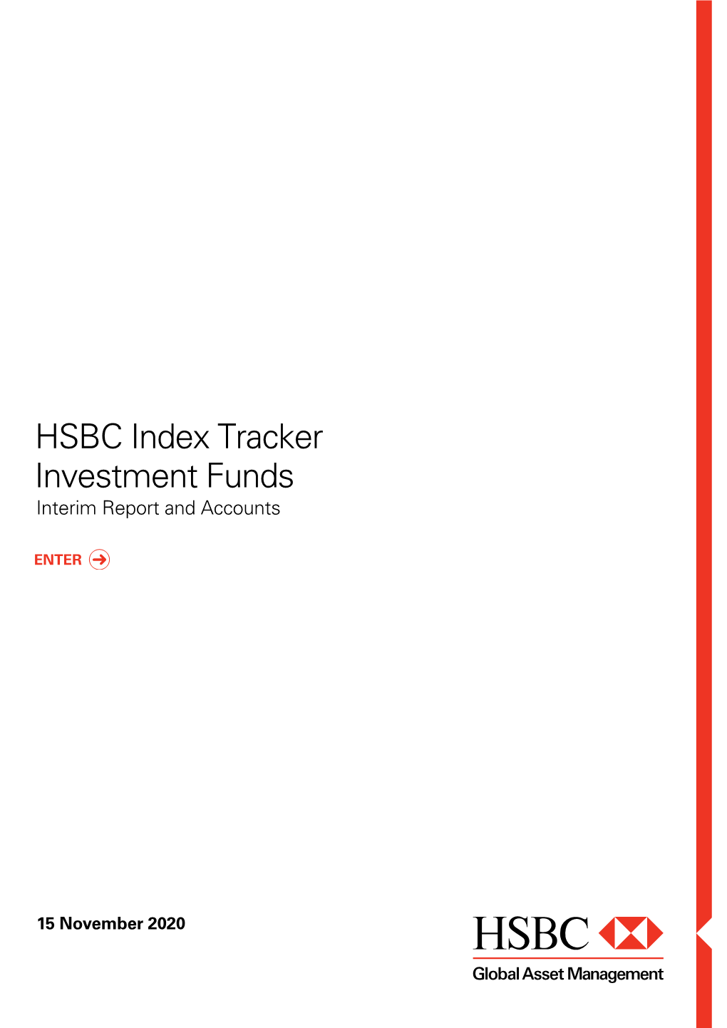HSBC Index Tracker Investment Funds Interim Report and Accounts