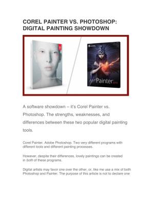 Corel Painter Vs. Photoshop: Digital Painting Showdown