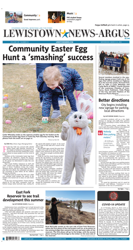 LEWISTOWNNEWS.COM WEDNESDAY, MARCH 24, 2021 Community Easter Egg Hunt a ‘Smashing’ Success