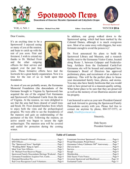 Spotswood Newsletter December 2014