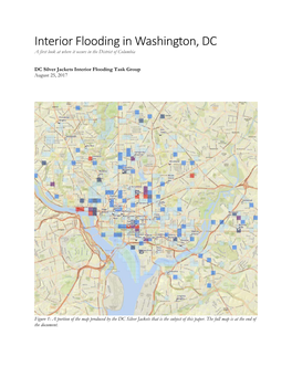 Interior Flooding in Washington, DC a First Look at Where It Occurs in the District of Columbia