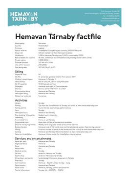 Facts and Numbers About Hemavan