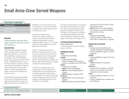 Small Arms-Crew Served Weapons