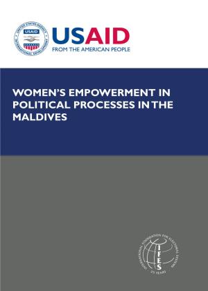Women's Empowerment in Political Processes in The