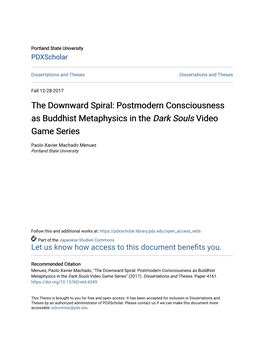 Postmodern Consciousness As Buddhist Metaphysics in the Dark Souls Video Game Series