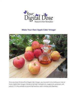 ​ Make Your Own Apple Cider Vinegar