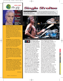 Band: R.E.M. New Drummer: Bill Rieflin Former