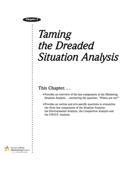 Taming the Dreaded Situation Analysis