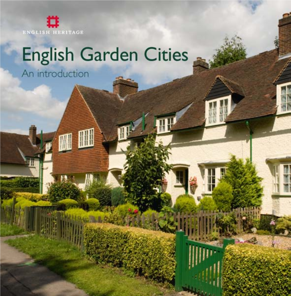 English Garden Cities: an Introduction English Garden Cities an Introduction