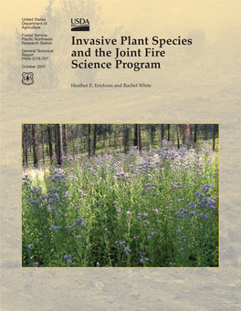 Invasive Plant Species and the Joint Fire Science Program