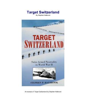 Target Switzerland by Stephen Halbrook