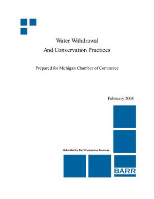 Water Withdrawal and Conservation Practices