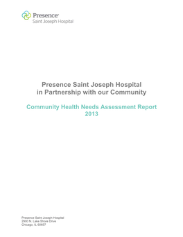 Presence Saint Joseph Hospital in Partnership with Our Community