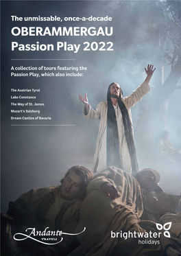 OBERAMMERGAU Passion Play 2022