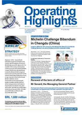 Michelin Challenge Bibendum in Chengdu (China)
