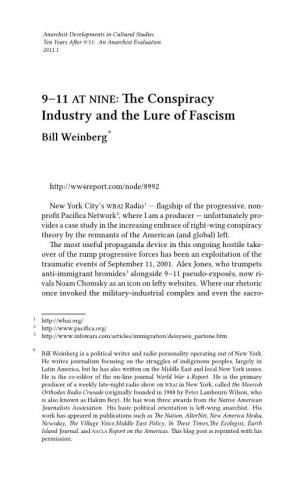 9–11 at NINE : the Conspiracy Industry and the Lure of Fascism