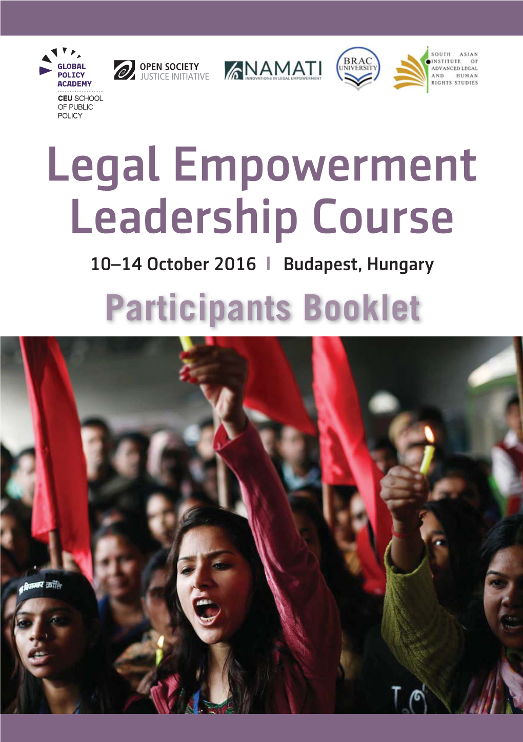Legal Empowerment-Participants Handbook-2016.Indd