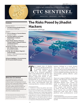 The Risks Posed by Jihadist Hackers Hackers by Christopher Heffelfinger by Christopher Heffelfinger