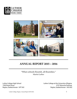 Annual Report & Financial Statements