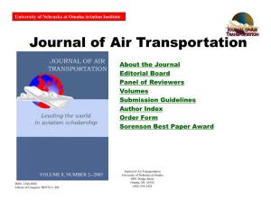 Journal of Air Transportation