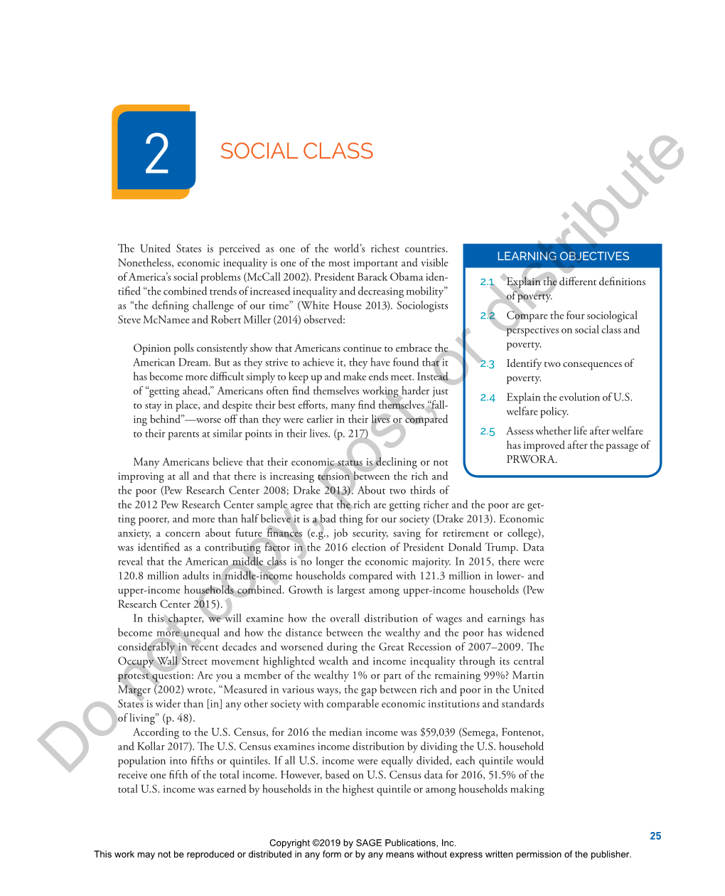 Chapter 2. Social Class