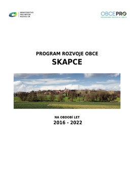 Program Rozvoje Obce Skapce